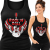 TANK TOP DAMSKI HORROR ROCK N ROLL GUITAR 1